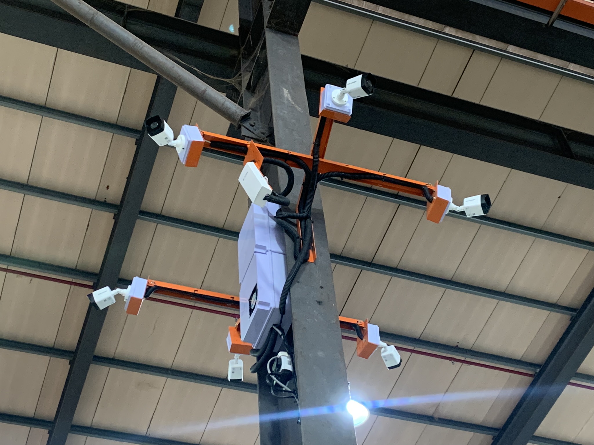 Megapro Metal Industries CCTV cabling work in Semenyih Selangor